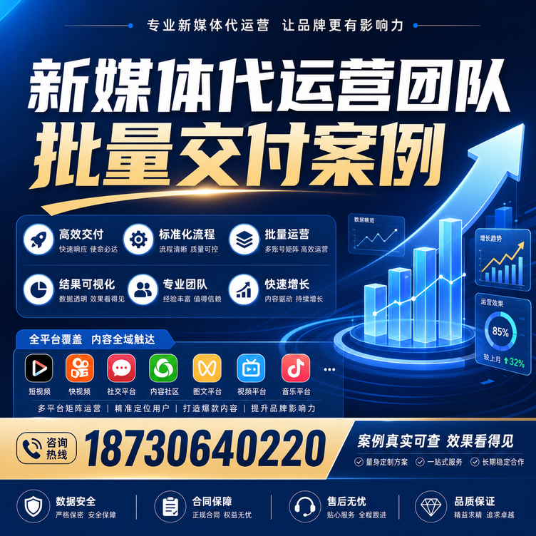 胡杨河代运营公司多客户账号批量高效交付案例